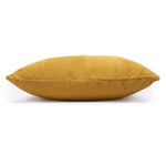 furn. Jagger Ribbed Corduroy Cushion Cover in Ochre Yellow
