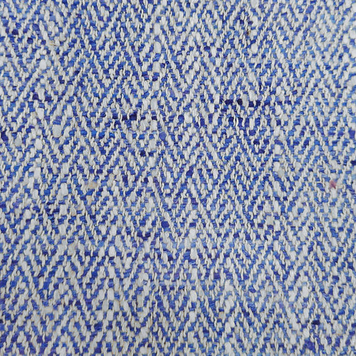 Voyage Maison Jedburgh Textured Woven Fabric in Cobaalt