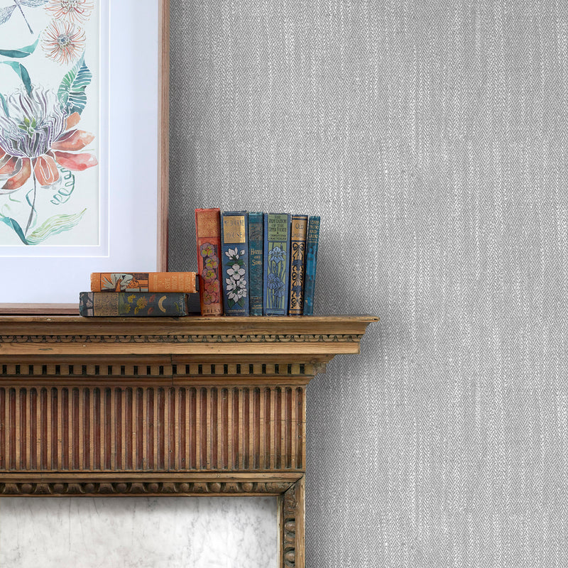 Voyage Maison Jedburgh 1.4m Wide Width Wallpaper in Feather