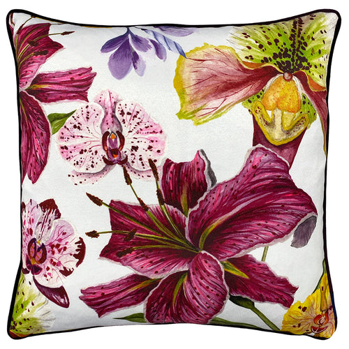 Paoletti Kala Floral Cushion Cover in Orchids