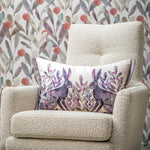 Voyage Maison Kensuri Printed Cushion Cover in Violet