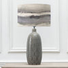 Abstract Grey Lighting - Jadis  & Fjord Eva  Complete Table Lamp Grey/Natural Voyage Maison