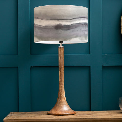 Abstract Brown Lighting - Kinross  & Fjord Eva  Complete Table Lamp Mango/Natural Voyage Maison