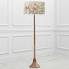 Floral Brown Lighting - Kinross  & Patrice Eva  Complete Floor Lamp Mango/Loganberry Voyage Maison