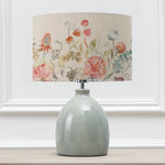 Floral Blue Lighting - Leura  & Patrice Eva  Complete Table Lamp Duck/Cinnamon Voyage Maison