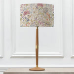 Floral Grey Lighting - Solensis  & Hedgerow Eva  Complete Table Lamp Tall/Linen Voyage Maison