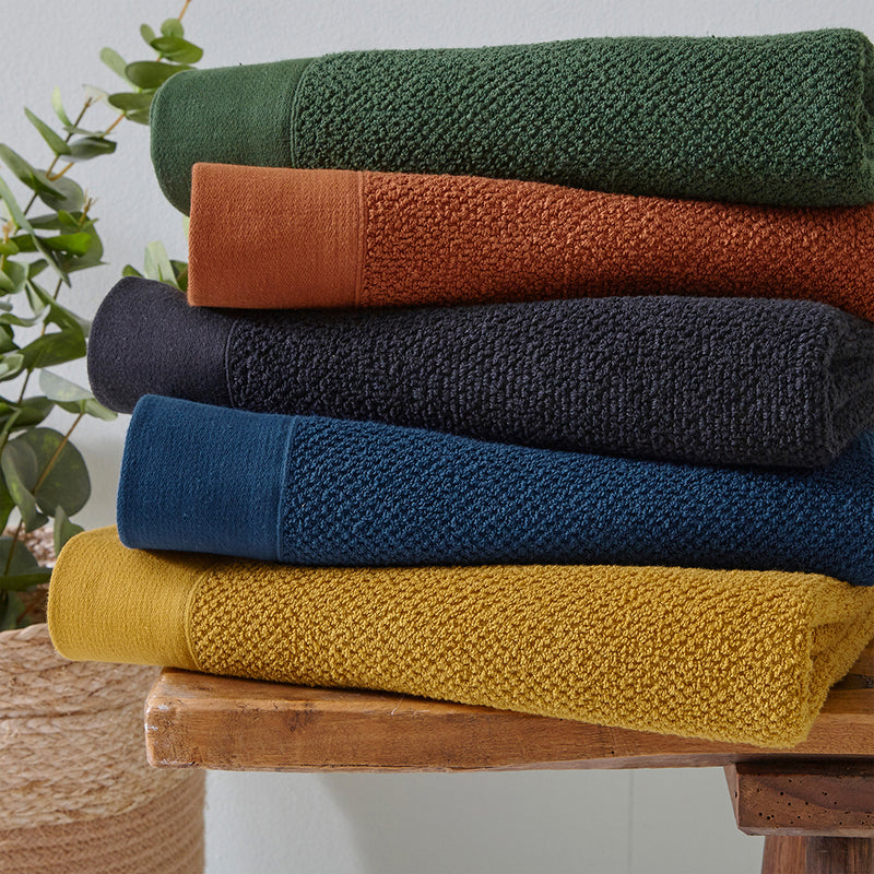 furn. Textured Weave Towels in Pecan