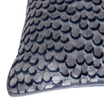 HÖEM Lanzo Cut Velvet Piped Cushion Cover in Dusk