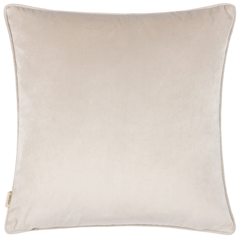 HÖEM Lanzo Cut Velvet Piped Cushion Cover in Moonbeam