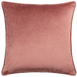 HÖEM Lanzo Cut Velvet Piped Cushion Cover in Plaster Pink