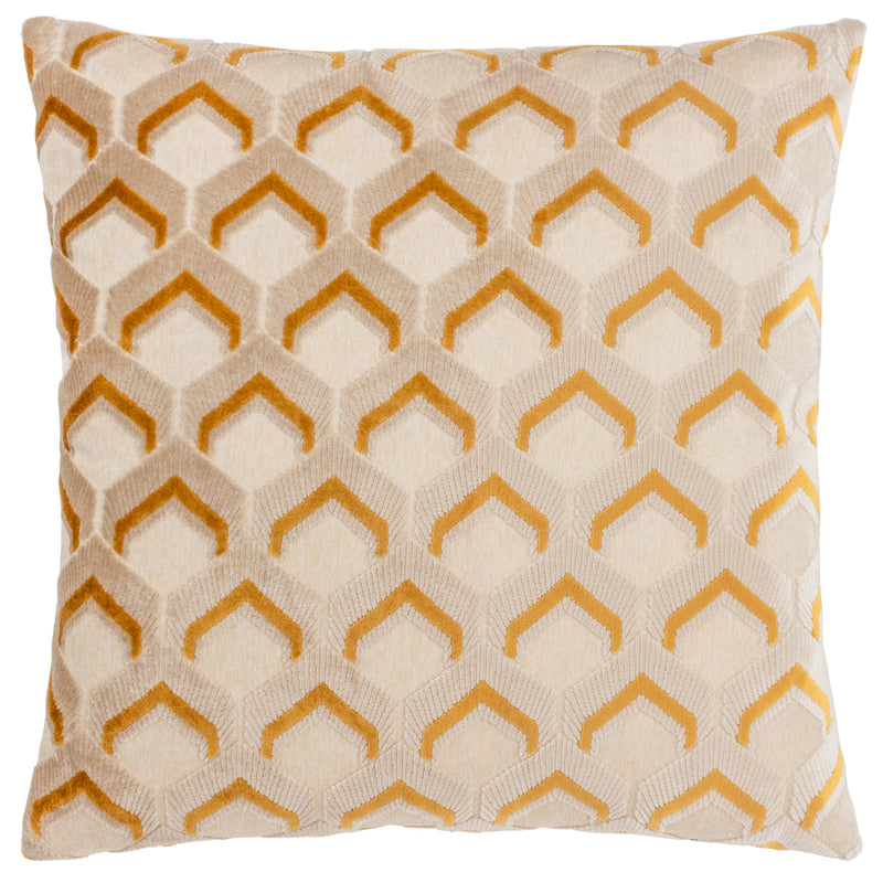 Paoletti Ledbury Cushion Cover in Gold