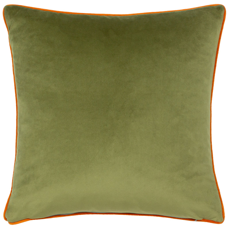 Animal Green Cushions - Lemurs Piped Cushion Cover Emerald Wylder Tropics