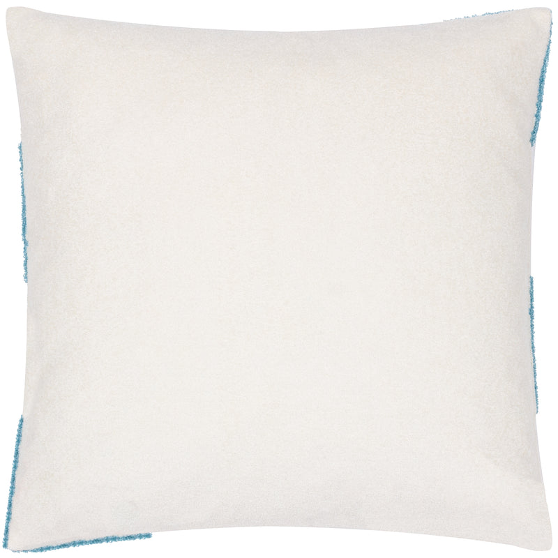 Check Blue Cushions - Love You More Embroidered Boucle Cushion Cover Sky Blue Heya Home