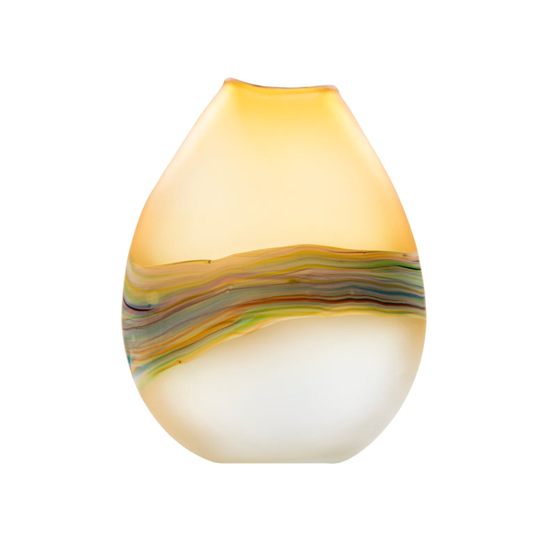 Voyage Maison Lucius Frosted Vase in Citrine