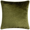 HÖEM Malans Cut Velvet Piped Cushion Cover in Olive