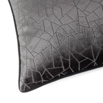 HÖEM Malans Cut Velvet Piped Cushion Cover in Stargazer Grey