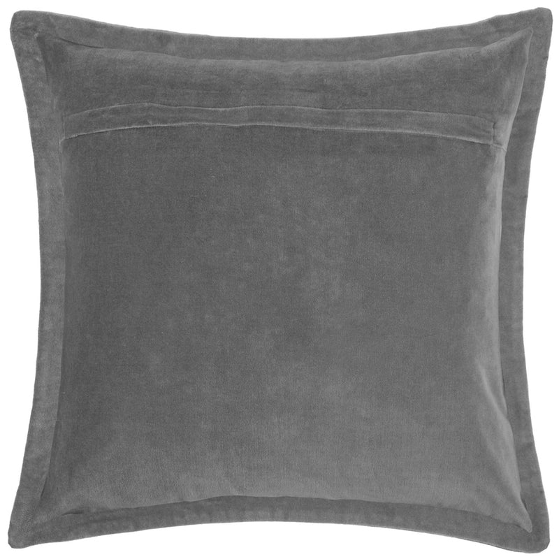 Voyage Maison Mayura Embroidered Cushion Cover in Steel