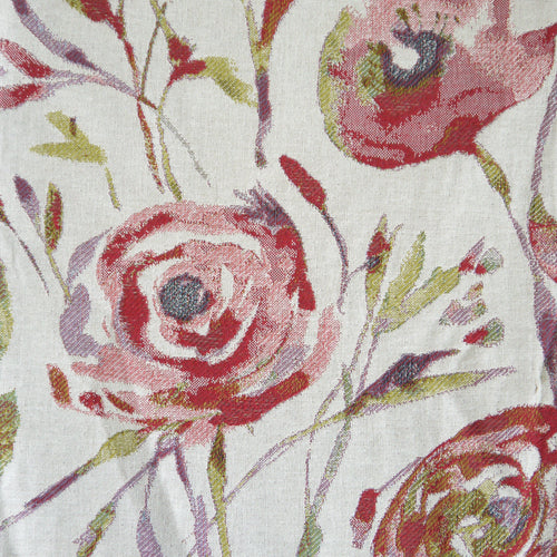Voyage Maison Meerwood Woven Jacquard Fabric in Poppy