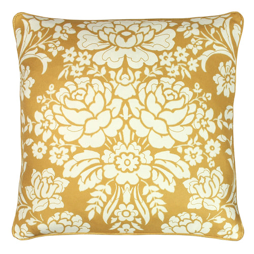 Paoletti Melrose Floral Cushion Cover in Honey