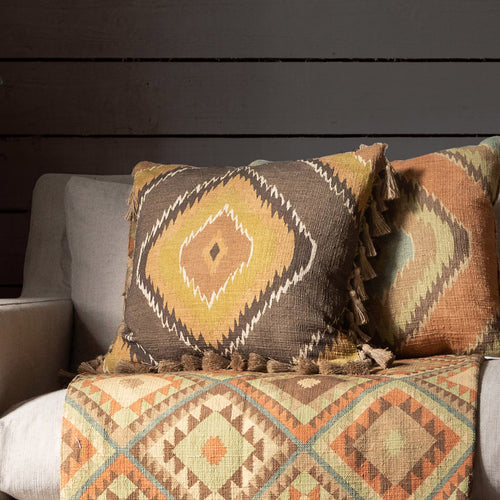 Voyage Maison Mika Printed Cushion Cover in Sepia