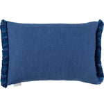 Voyage Maison Milton Printed Cushion Cover in Cobalt