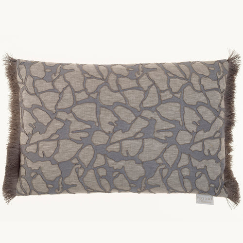 Voyage Maison Molten Cushion Cover in Steel