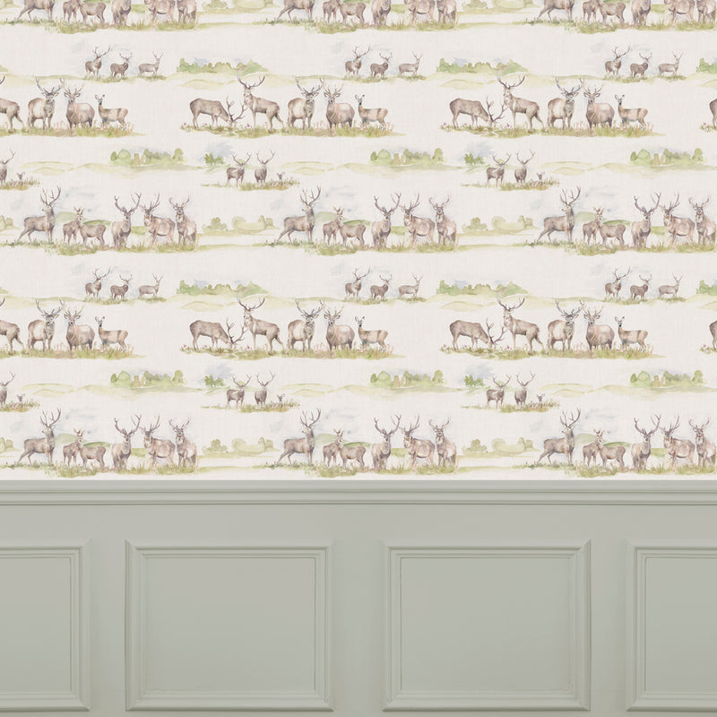 Voyage Maison Mooreland 1.4m Wide Width Wallpaper in Taupe