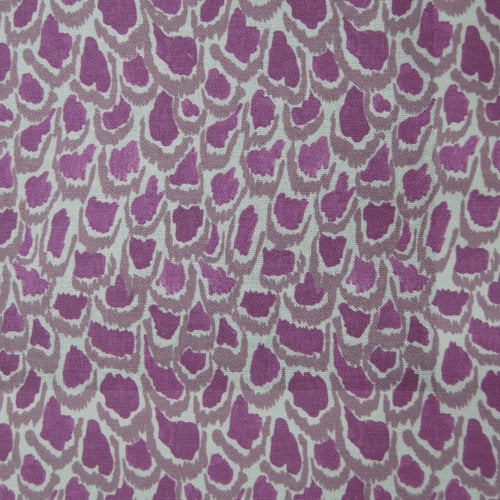 Voyage Maison Nadaprint Printed Linen Fabric in Plum