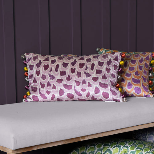 Voyage Maison Nada Printed Cushion Cover in Amethyst