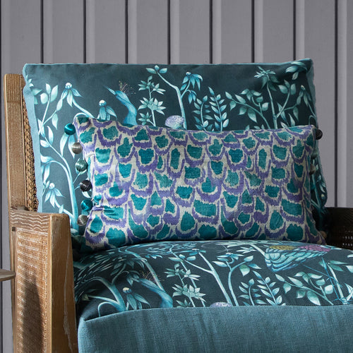 Voyage Maison Nada Printed Cushion Cover in Emerald