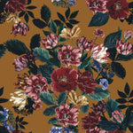 furn. Nadya Floral Duvet Cover Set in Amber