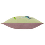 Animal Multi Cushions - Nectar Garden Hummingbird Velvet Cushion Cover Multicolour Wylder Nature