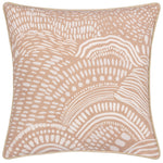 HÖEM Nola Abstract Piped Cushion Cover in Oat