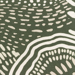 HÖEM Nola Abstract Piped Cushion Cover in Olive