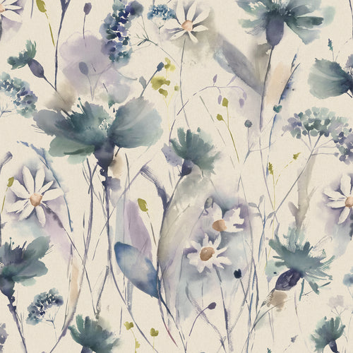 Voyage Maison Olearia Linen Printed Cotton Fabric in Crocus