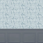Voyage Maison Orta 1.4m Wide Width Wallpaper in Teal/Silver