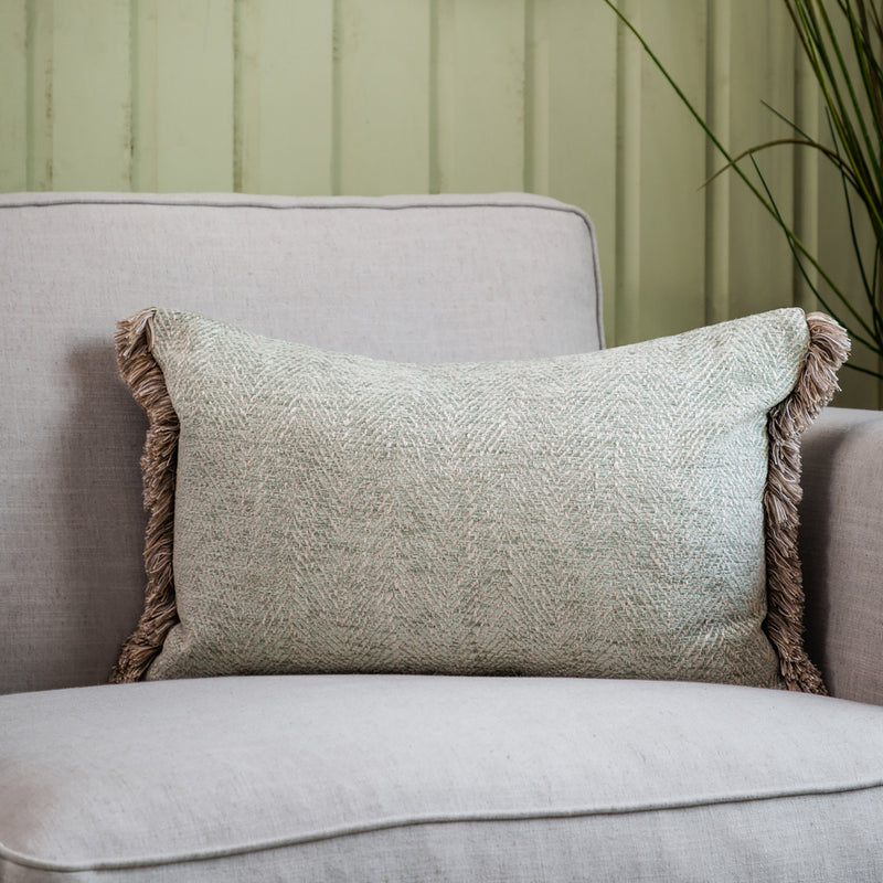 Voyage Maison Oryx Cushion Cover in Duck Egg
