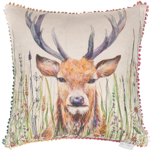 Voyage Maison Oscar Printed Cushion Cover in Linen