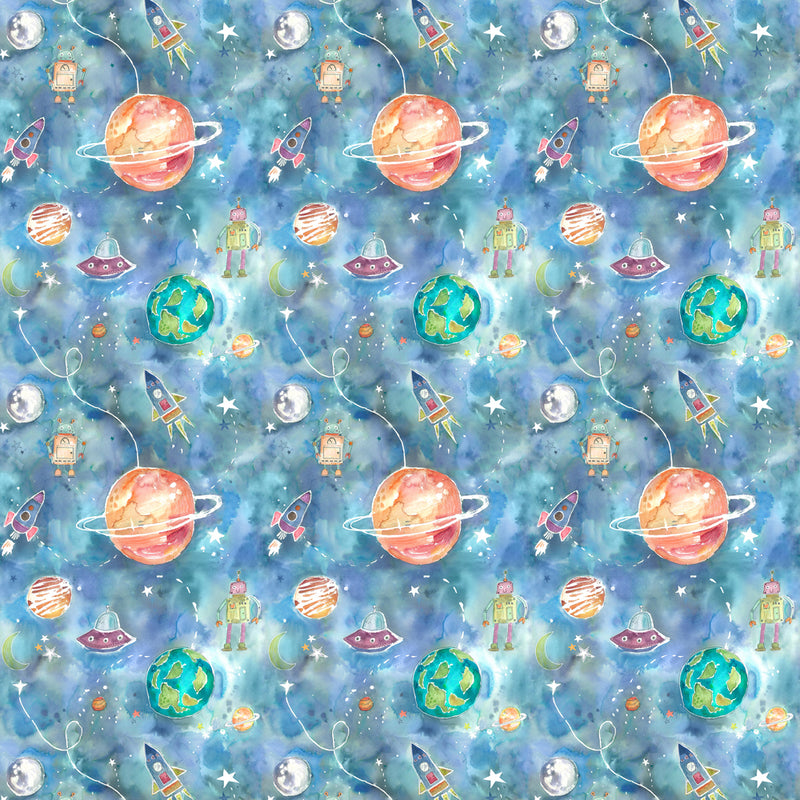 Voyage Maison Out Of This World 1.4m Wide Width Wallpaper in Sky