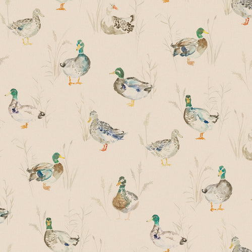Voyage Maison Paddling Ducks 1.4m Wide Width Wallpaper in Linen
