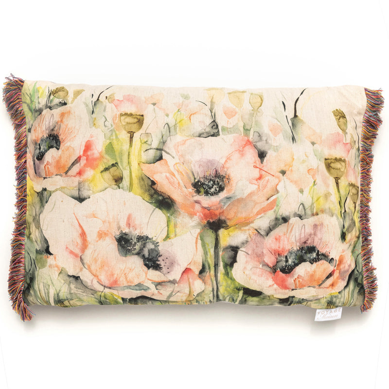 Voyage Maison Papavera Printed Cushion Cover in Sweetpea