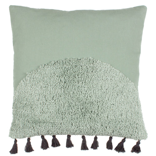 furn. Radiance Tufted Boho Cushion Cover in Eucalyptus