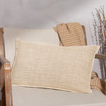Yard Ribble Cushion Cover in Natural