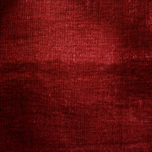 Voyage Maison Rimini Plain Velvet Fabric in Rust