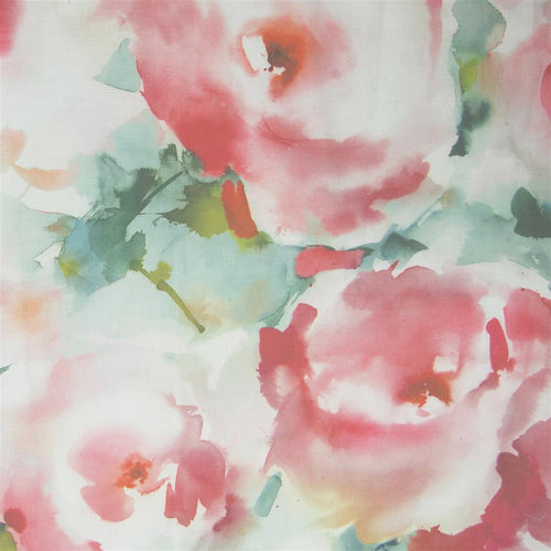 Voyage Maison Rosa Printed Cotton Fabric in Russett