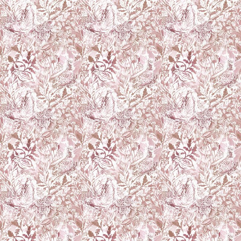 Voyage Maison Rothesay Printed Cotton Fabric in Coral