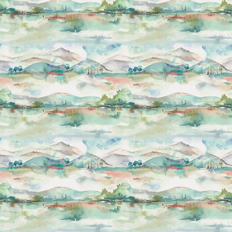 Voyage Maison Russet Shores Printed Cotton Fabric in Cream