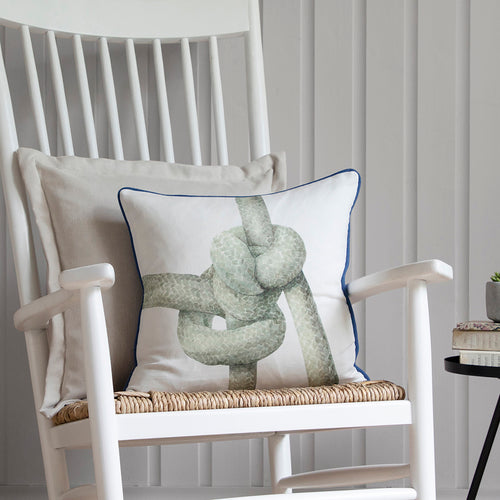 Voyage Maison Sailors Printed Cushion Cover in Linen