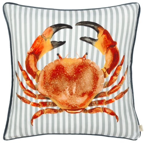 Animal Multi Cushions - Salcombe Crab Piped Cushion Cover Multicolour Evans Lichfield