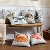 Animal Multi Cushions - Salcombe Scallop Piped Cushion Cover Multicolour Evans Lichfield
